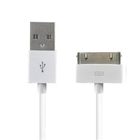 Cabo Iphone Usb Para Dock 30 Pinos Branco 3 Metros Ecooda EC 568 4G