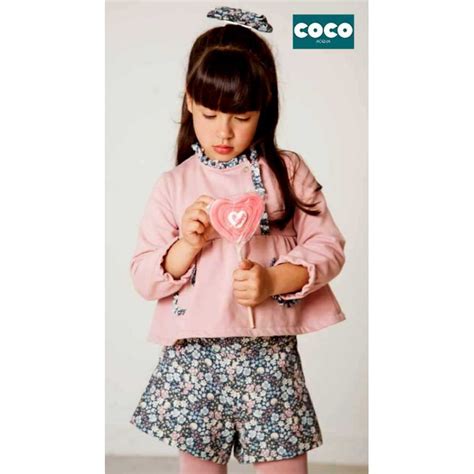 Coco Acqua Invierno Conjunto Ni A Rosa Flores