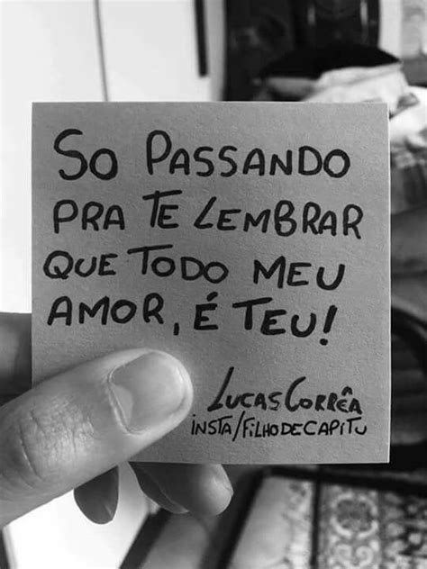 Só Teu Frases Sobre Amor Frases Sentimentais Frases Inspiracionais