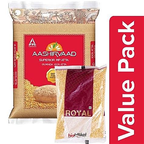 Buy Aashirvaad Aashirvaad Atta Whole Wheat 10 Kg Pouch Bb