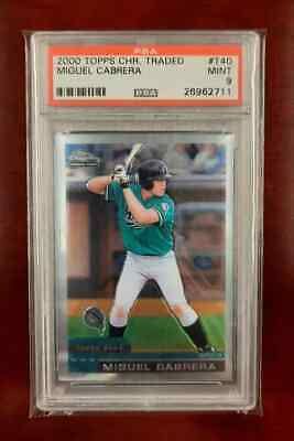 Topps Chrome Traded Miguel Cabrera Rc T Psa Mint Rookie Card