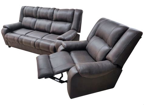 Black Seater Rexin Recliner Sofa Set At Rs Piece In