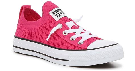 Converse Chuck Taylor All Star Shoreline Knit Slip On Sneaker In Pink