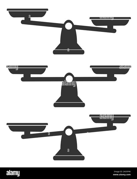 Balance Scale Science Measurement Tool Stock Vector 44 Off