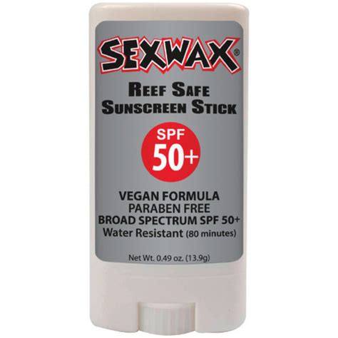 Sex Wax Zinc Oxide No Touch Sunscreen Face Stick Spf 50 Cleanline Surf