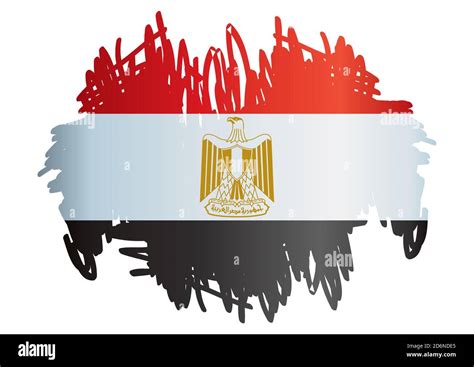 The Official Flag Of Arab Republic Of Egypt Stock Vector Images Alamy