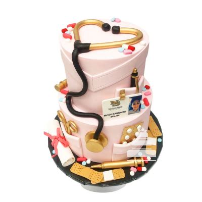 Golden Leaf Graduation Cake Pastel Para Graduado