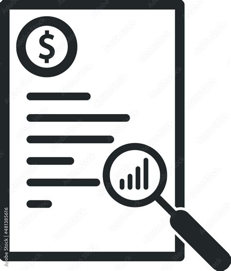 Project Cost Estimate Symbol Icon Stock Vector Adobe Stock