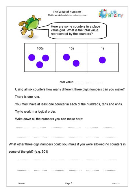 Place Value Reasoning Reasoningproblem Solving Maths Worksheets For Year 3 Age 7 8 By