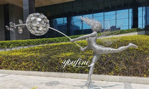 Metal Human Sculpture Modern Abstract Design CSS-923 - YouFine Sculpture