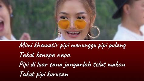 Siti Badriah Pipi Mimi Lyrics Youtube