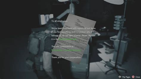Resident Evil 3 Remake All Safe Codes Locker Combinations
