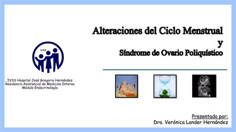 Alteraciones Del Ciclo Menstrual Y Sindrome De Ovario Poliqu Stico Ppt