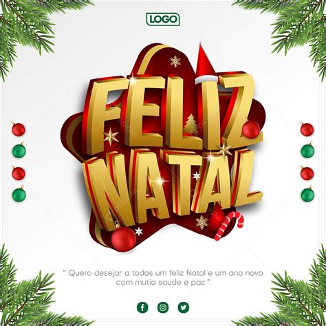 Social Media Template Feliz Natal 2022 Eps Editável Download Designi