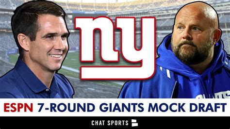 Giants Round Mock Draft From Espn Nfl Draft Expert New York Giants