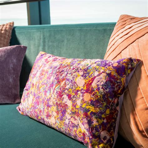 Housse De Coussin Multicolore Doux X Cm Unique Maisons Du Monde