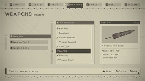 Nier Automata Game Ui Database