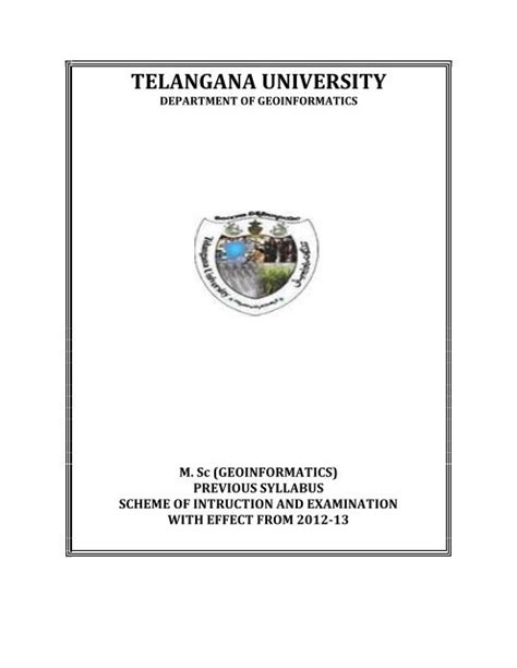 TELANGANA UNIVERSITY