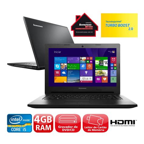 Notebook Lenovo G S Intel Core I M Gb Tb Gravador De