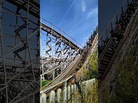 Holzachterbahn Mammut Tripsdrill Wooden Roller Coaster Youtube