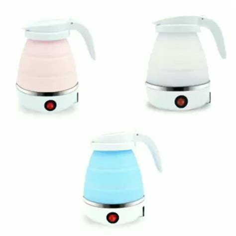 Travelling Folding Kettle Electric Silicone Foldable Water Kettles