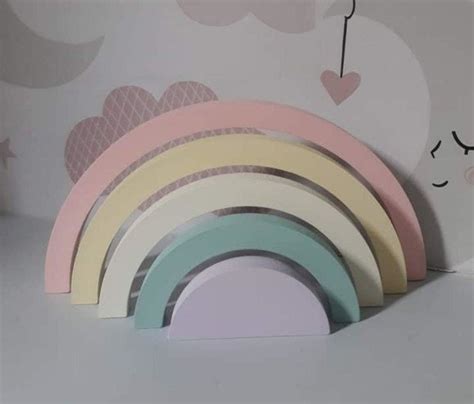 Arco Iris Decora O Infantil Mdf Elo Produtos Especiais