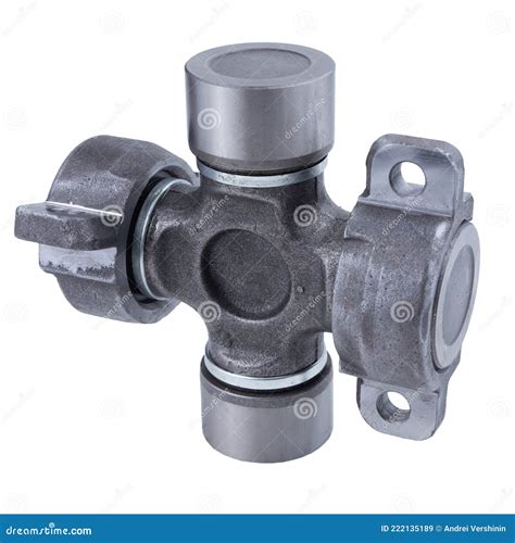 Cross Joint For Propeller Shaft And Set Of Circlips Stock Image Image