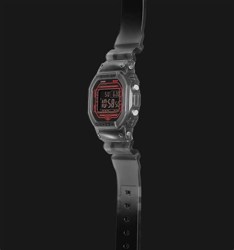 Casio G Shock DW B5600G 1 DW B5600G 1DR Digital Dial Black Transparent