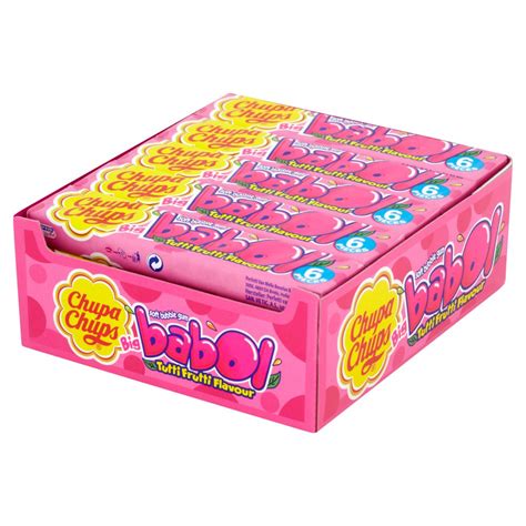 Chupa Chups Big Babol Tutti Frutti Flavour Soft Bubble Gum 276g 6