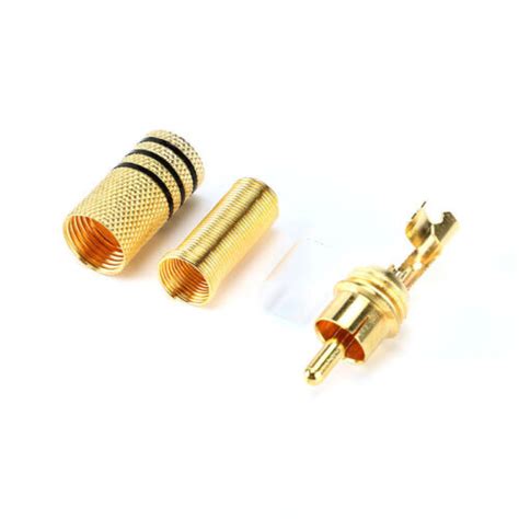 ️ Аудио кабель и адаптер для ТВ, аудио-видео 2PC RCA Phono Male Plug ...