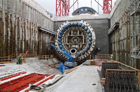 Sr 99 Tunnel Launch Pit Complete Crews Assemble Bertha Th Flickr