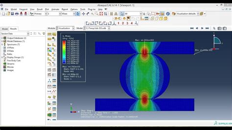 Abaqus Tutorial Videos Non Linear Contact Analysis Of 3d Solid Part In Abaqus 6 14 Part2 Youtube