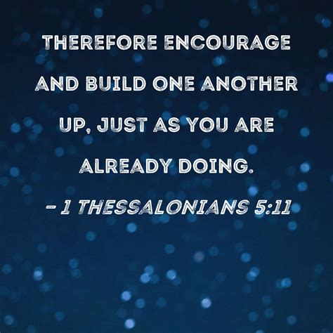 1st Thessalonians 5 11 Commentary