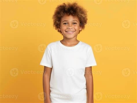 Happy Mexican kid in casual clothing against a neutral background AI ...