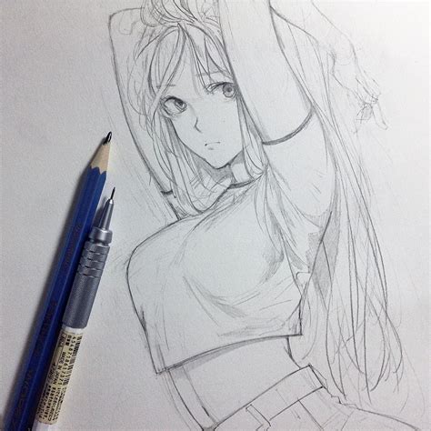 Instagram Art Drawings Pencil Portrait Manga Drawing