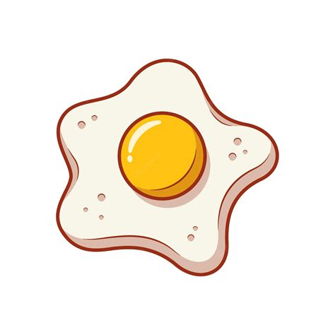 Premium Vector Delicious Fried Egg Vector Illustration Cartoon Icon