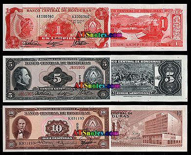 Honduras Banknotes Honduras Paper Money Catalog And Honduran Currency