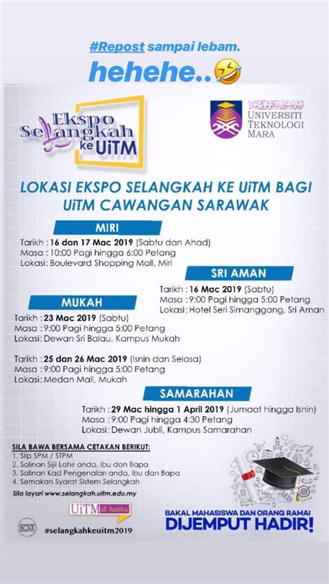 Selangkah Ke Uitm 2021 Semakan Syarat Kemasukan Uitm 2022 Selangkah