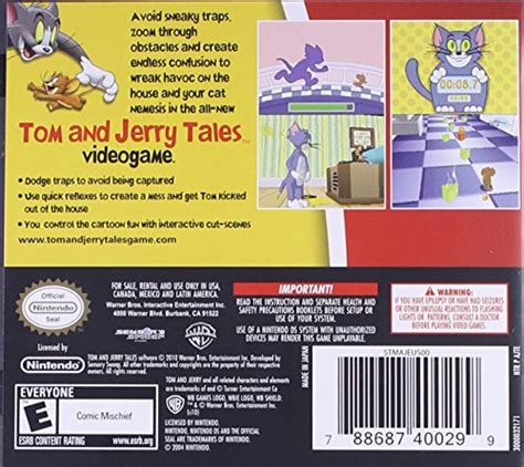 Tom And Jerry Tales Software Video Game Software Nintendo Ds Games