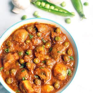 Mushroom Peas Curry Dhingri Matar Spill The Spices