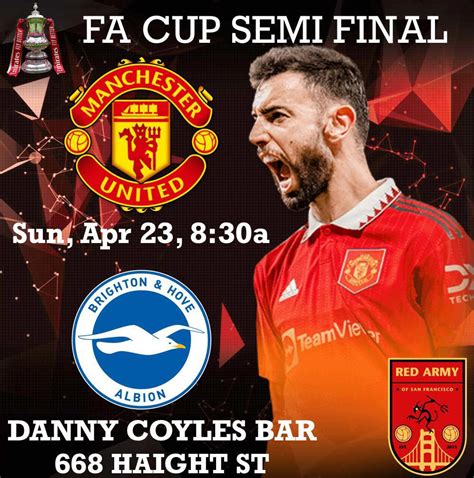 FA Cup Seminal: Manchester United Vs Brighton Watch party!! : r ...