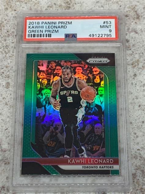 Cards Panini Prizm Green Red White Blue Kawhi Leonard