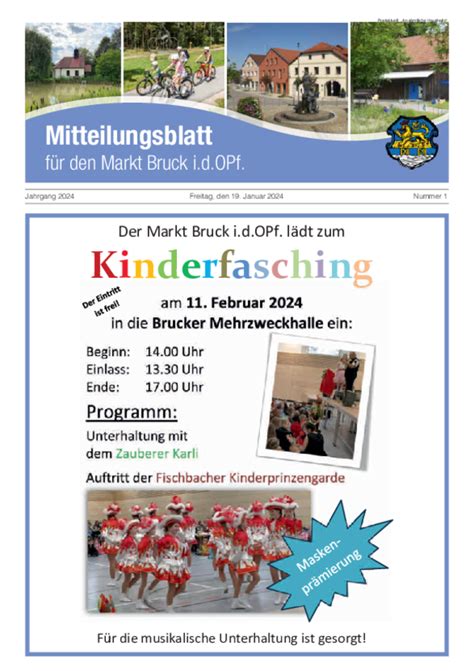 Markt Bruck I D Opf Mitteilungsblatt