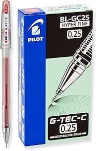 Amazon PILOT G Tec C Gel Ink Rolling Ball Pens Hyper Fine Point