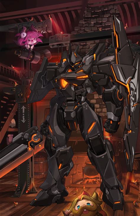 Mecha Warrior Oghma Guardian Tales Image 3542493 Zerochan Anime