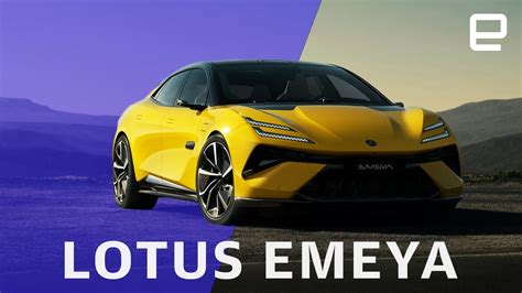 Lotus Emeya First Look Electric Supercar Performance For Four Youtube