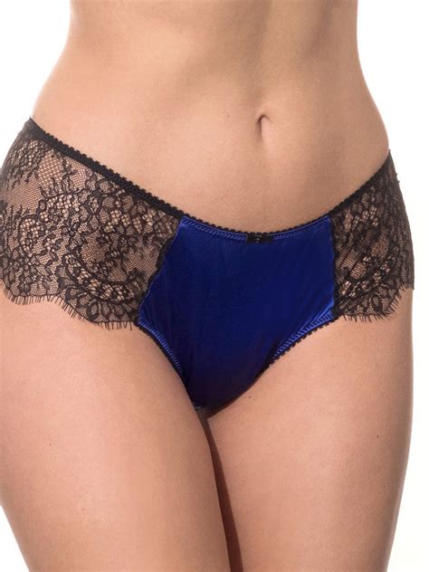 Black And Blue Panty Underwear Jolidon Lingerie D Luxury Lingerie