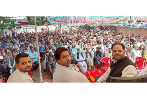 Vikar Bhalla Address Congress Workers Convention In Banihal Jammu