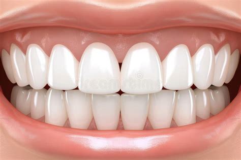 Dental Illustration White Teeth Enamel Whitening Medical Treatment