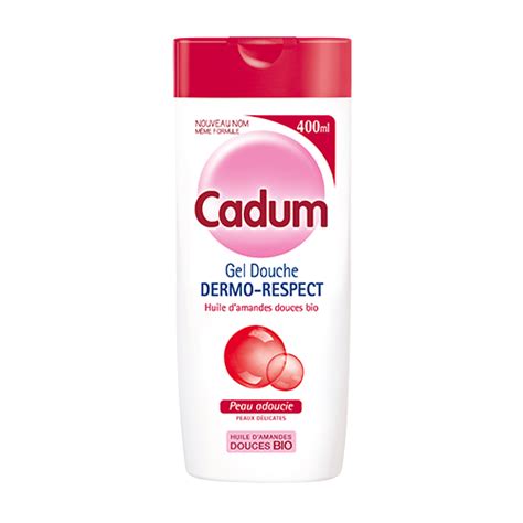 CADUM GEL DOUCHE DERMO RESPECT AMANDE DOUCE Flacon De 400ml Soin Du